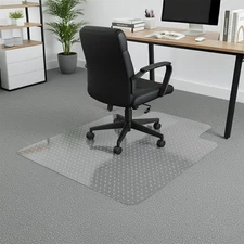 48" x 30" Office Chair Mat for Carpets - Non-Slip Frosted Surface & Carpet Nail