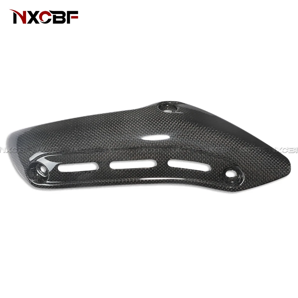 2014-2021 Ducati Monster 1200/S/R Carbon Fiber Exhaust Heat Shield Cover Fairing - Imagem 2 de 4