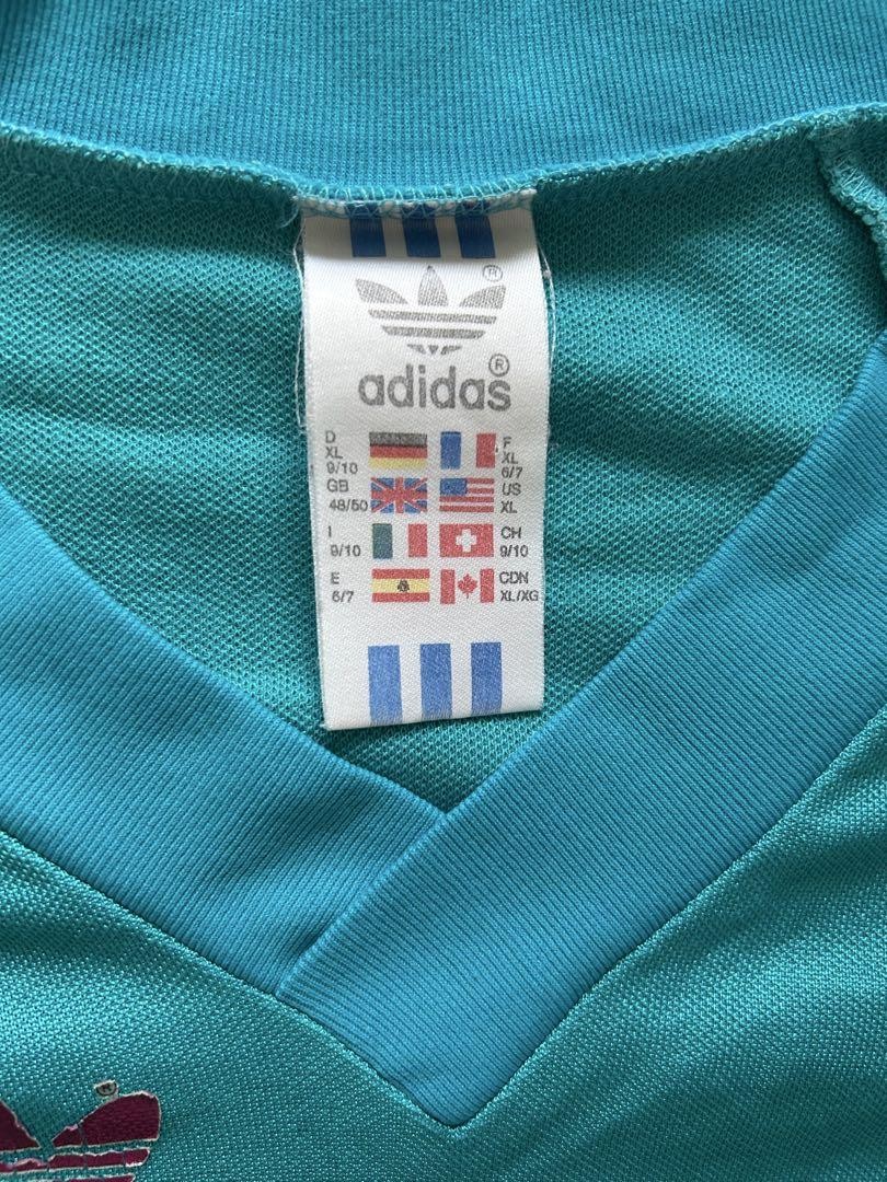 90s adidas Football Shirt - ユーゴスラビア製 Old Adidas 90s Football Shirt XL Made in Yugoslavia Rare V