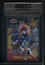 BAS 1997-98 Bowman's Best Terrell Brandon #25 Seal of Authenticity Auto 3c7