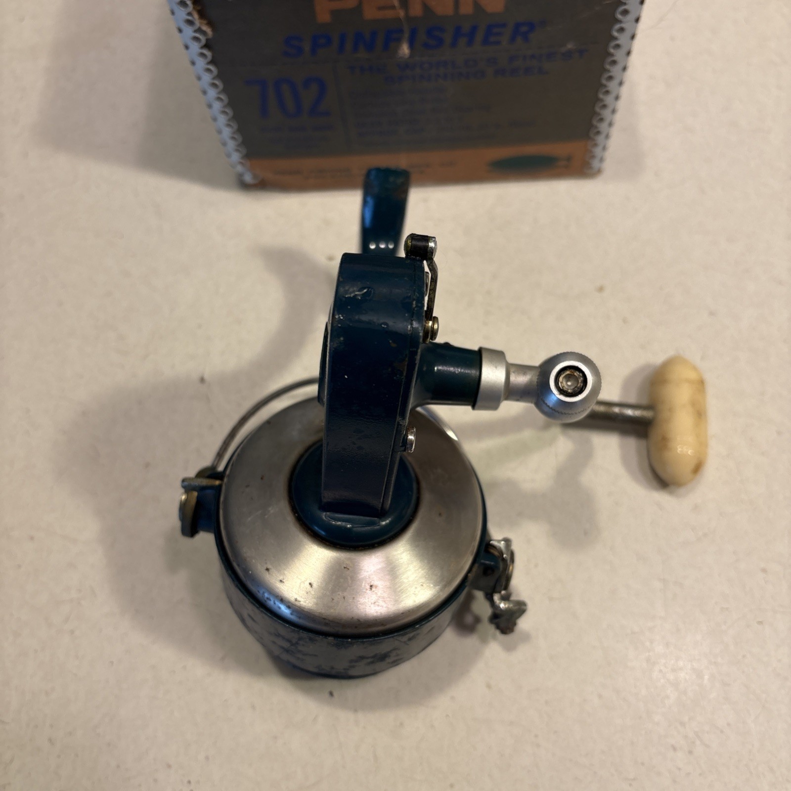 Vintage PENN SpinFisher 702 “GREENIE” Fishing Reel, 1971-1978 - One Owner