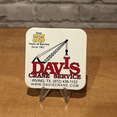 Davis Crane  Service Equipment Operating Engineers Hardhat Hard Hat Sticker