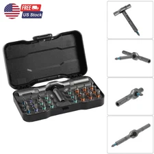 New 24 in 1 Multifunction Screwdriver Head Set Household Repair Ratchet Wrench