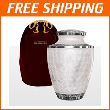 Pearl Cremation Urn for Ashes Adult - Extra Large Free USA Shipping