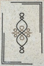 "Antica Roma" Rosone Mosaico - SU ORDINAZIONE 120x80x1 cm COD. RUD-CCCL