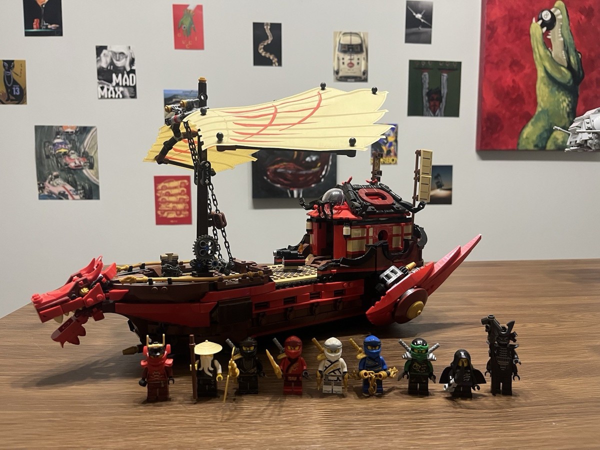 LEGO NINJAGO: Destiny's Bounty (71705) Used, Complete With Minifigures  +Garmadon