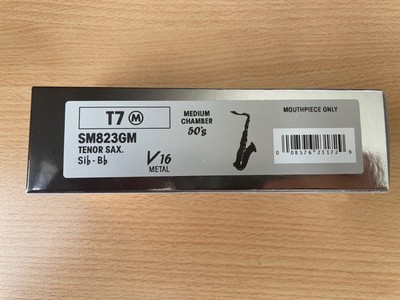 Brand New Vandoren V16 T7M SM823GM Tenor Sax Mouthpiece - 24K Gold Plated