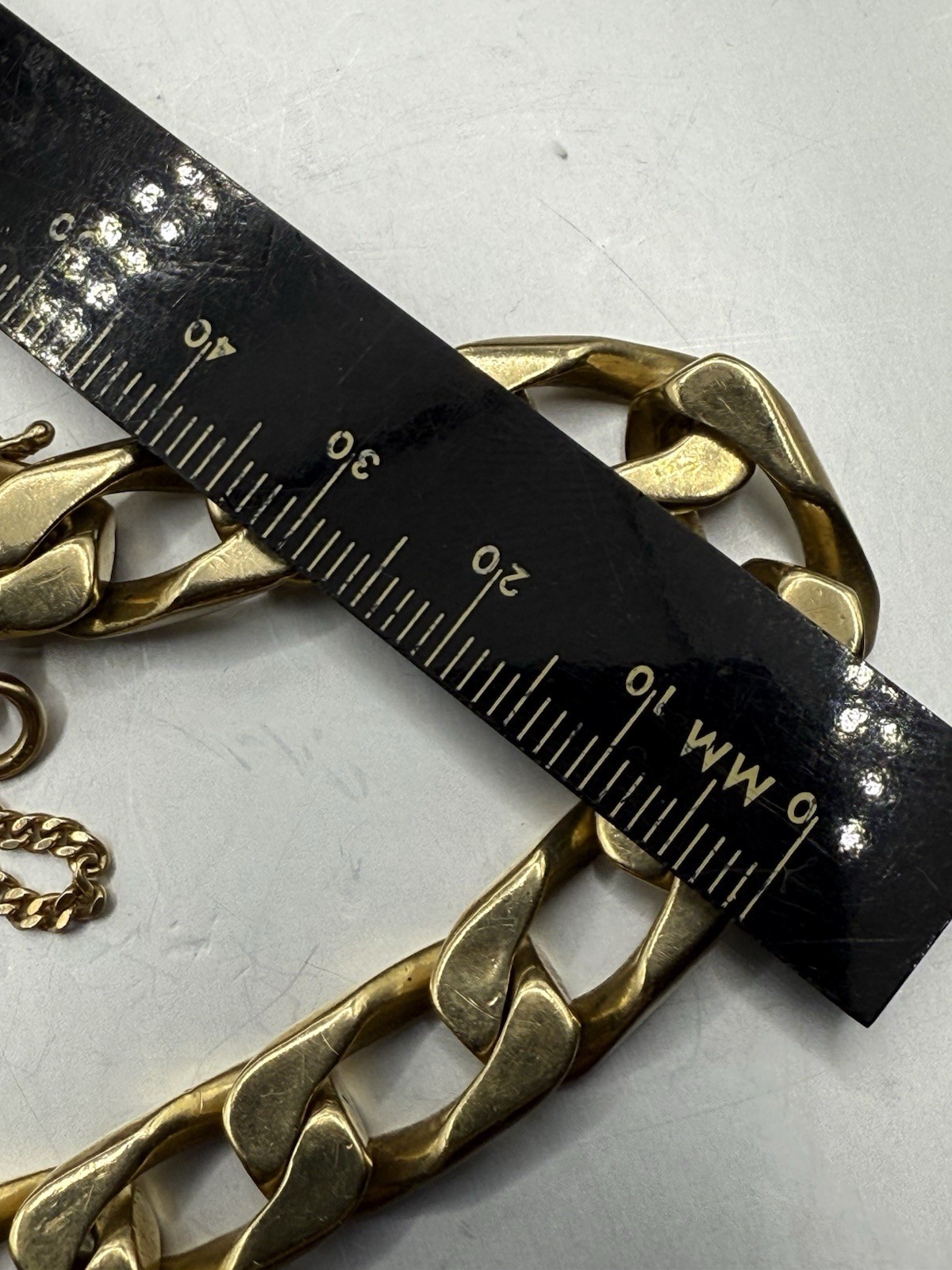 Men’s Solid 14k Gold Bracelet - image 6