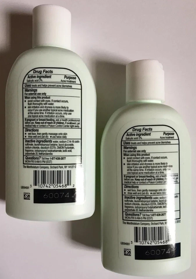 Phisoderm Clear Confidence Daily Gel Face Wash  2 Bottles 6 fl oz Each - Image 2 of 2