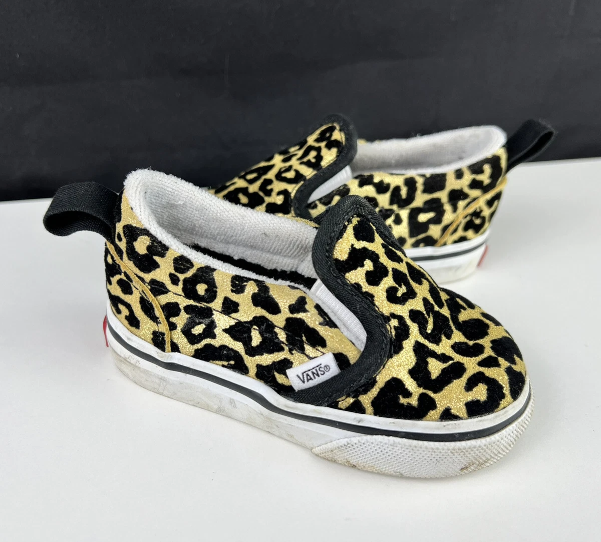 Cheetah top vans toddler