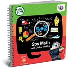 LeapFrog LeapStart 1st Grade Activity Book: Spy Math & Critical Thinking