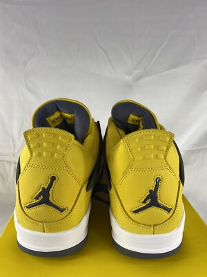 Nike Air Jordan 4 Retro Lightning 2021 Tour Yellow NEW CT8527-700