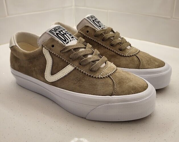 Vans Sport 73 LX Suede Olive Womens Size 7 Court Club C Vans Sport 73 LX Suede Olive Womens Size 7 Court Club C