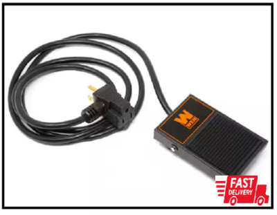 NEW Power Foot Pedal Switch 120-volt 15a & Momentary Steel For Woodworking Tools