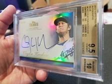 2012 Topps Tribute #/50 Clayton Kershaw Dodgers Auto BGS 9.5 w/ 10 Auto Low Pop!