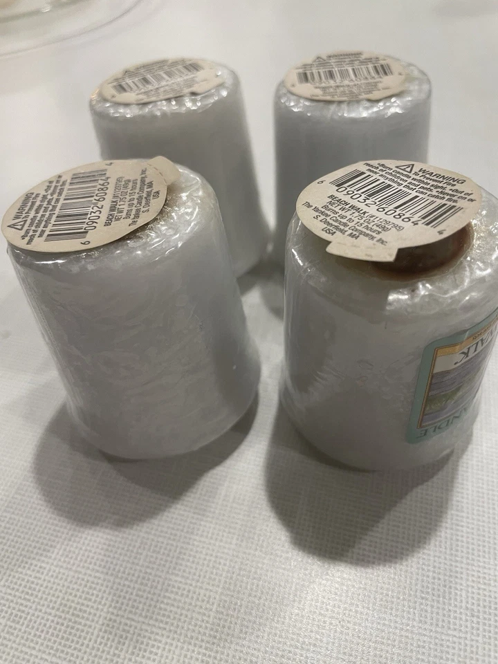 Lote de 4 Yankee Candle Votives BEACH WALK descontinuados RARO DIFÍCIL DE ENCONTRAR NOS retirado Foto 4 de 4