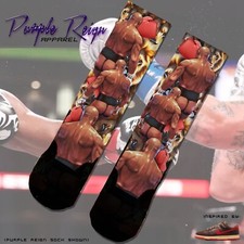 Custom Purple Reign Socks 