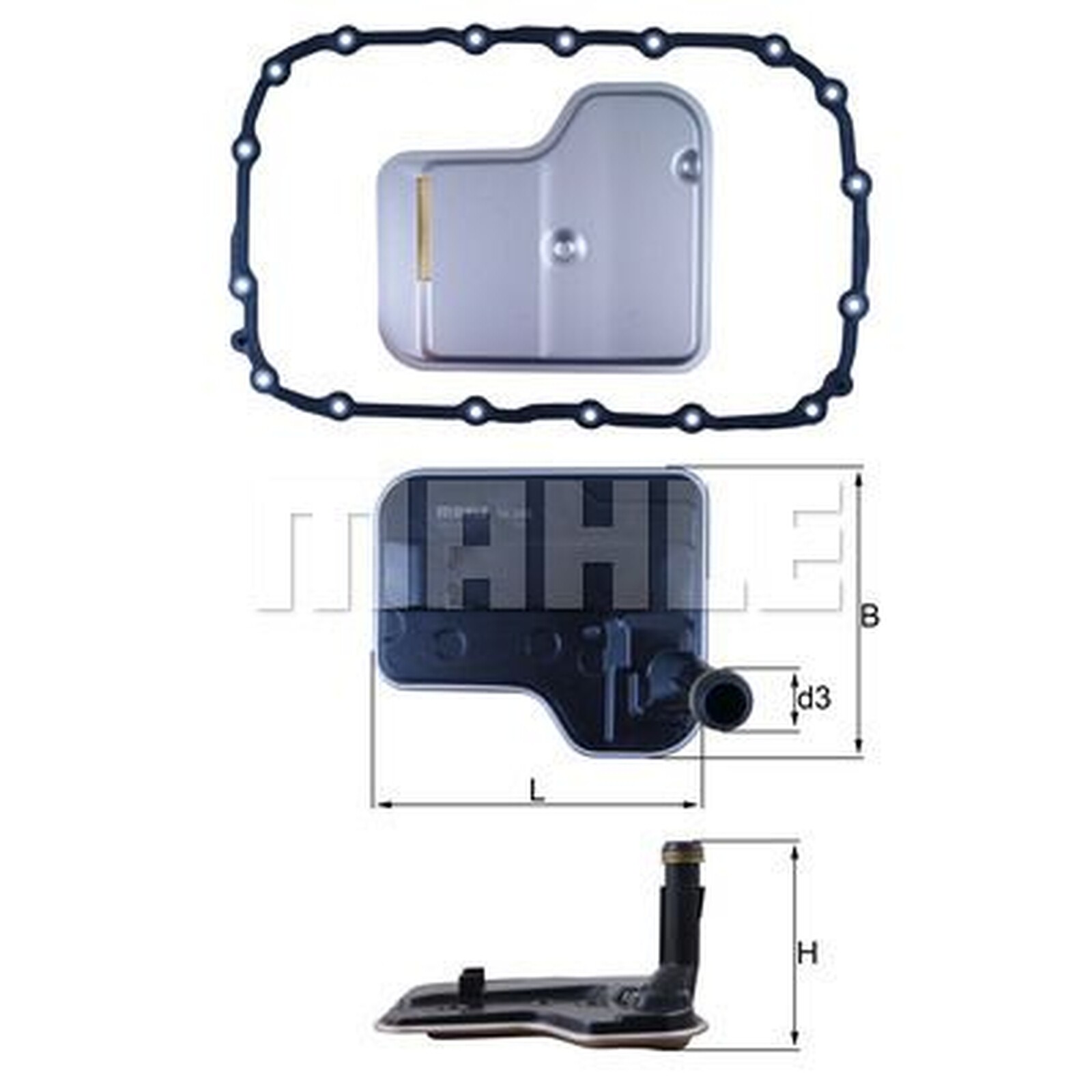 Mahle Hydraulic Filter HX240D BMW - Single Filter - OE Matching Fit & Quality