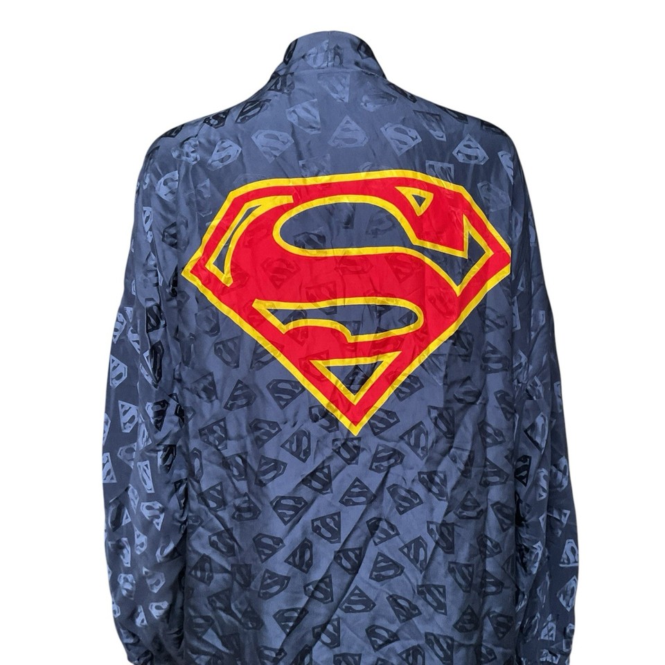 Superman Silk Kimono Robe DC Comics Unisex One Size 1997 Missing Belt ...