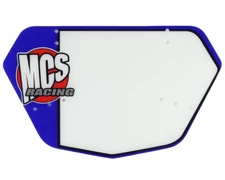 MCS BMX NUMBER PLATE PRO (LARGE) BLUE