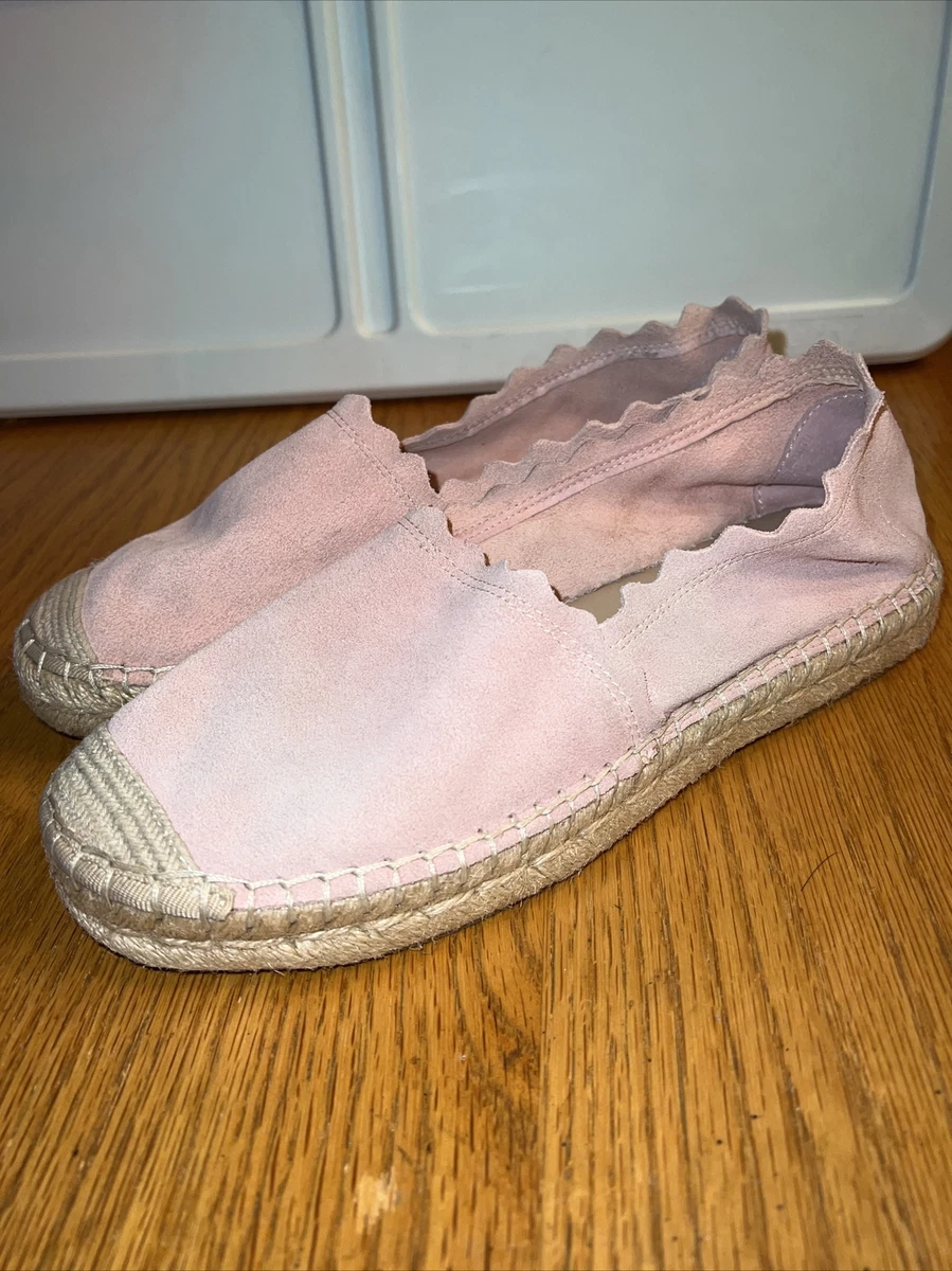 STEVE MADDEN Breanna Espadrille Pink Suede Women Size 8 eBay