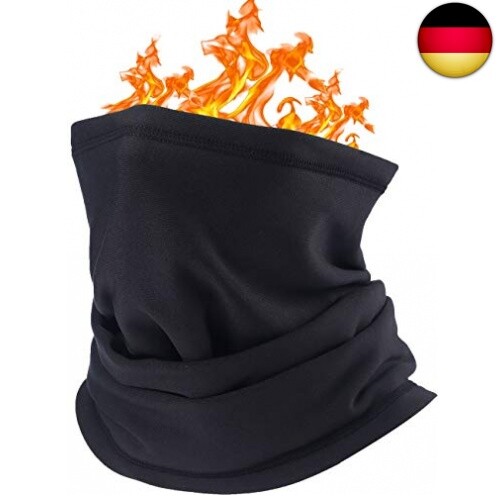 Loop Schal Multifunktionstuch Winddicht Schlauchschal Schwarz Neckwarmer Herren-image
