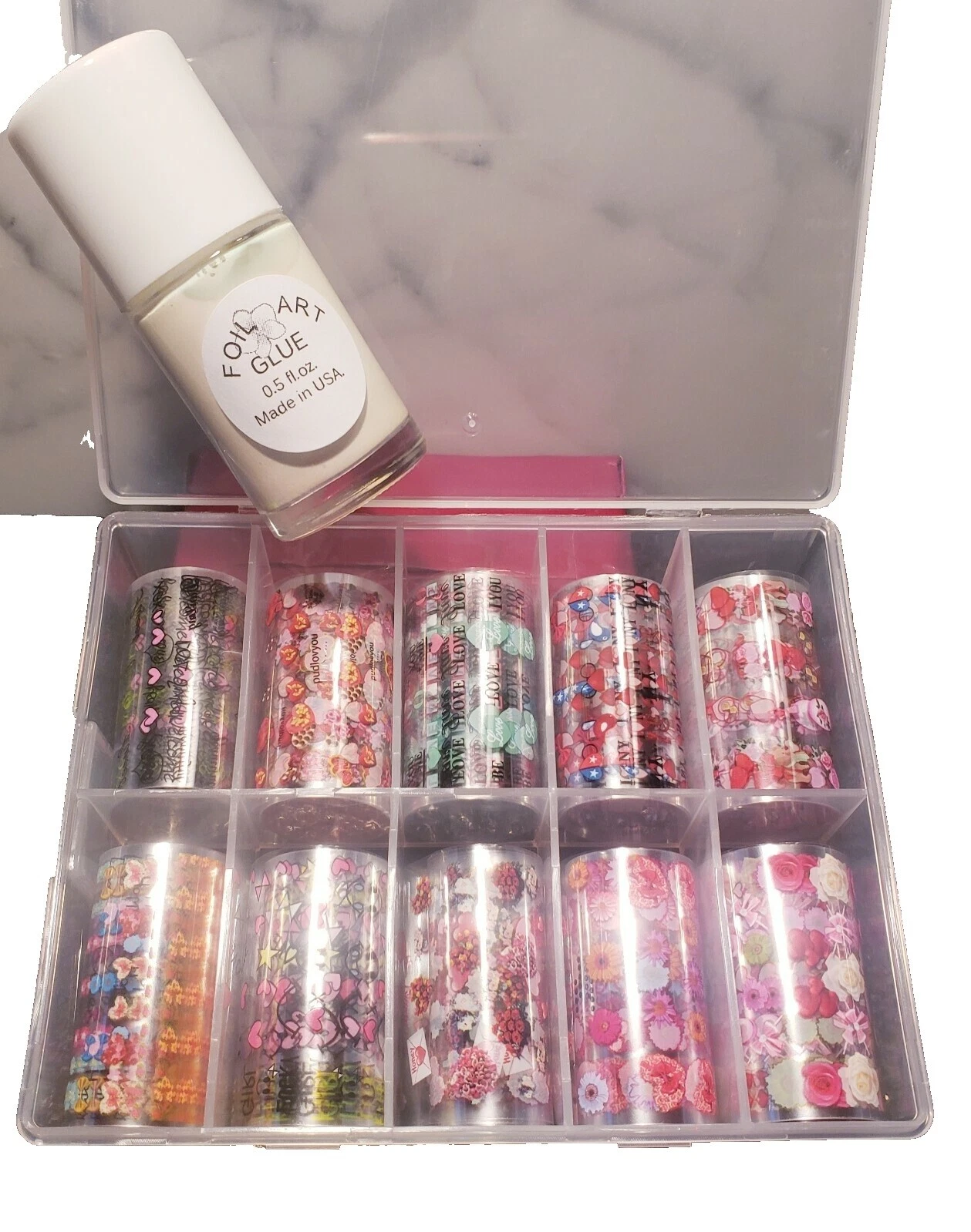 Holographic Nail Art Glue Tools