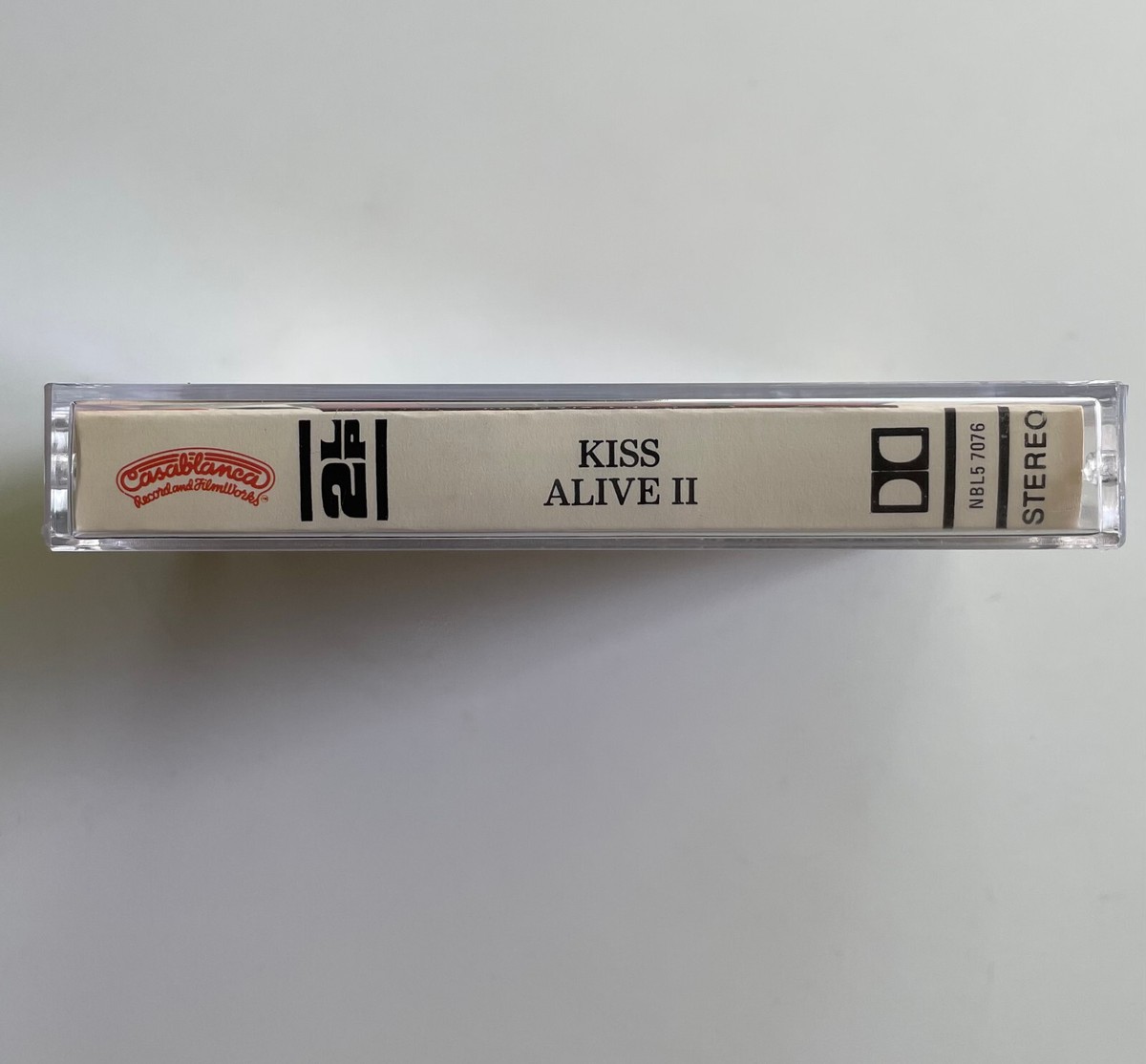 Vtg KISS Album ALIVE II Cassette TAPE Lp TESTED Paper Labels