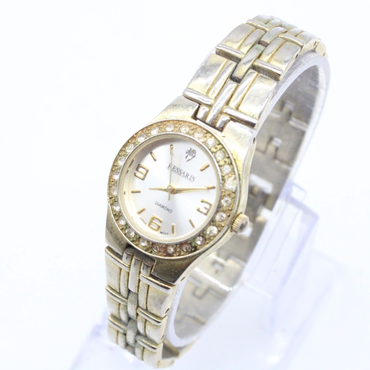 Kessaris Gold and Silver Ladies Watch Working Kessaris 3-Piece Goldtone Metal Watch Set | HSN main image 3
