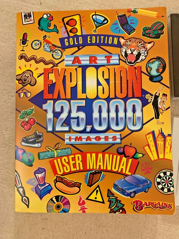 NOVA DEV GOLD EDITION ART EXPLOSION USER MANUAL AND TEN CD-ROMS 125.000 IMAGES  - Image 2 of 4