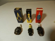 VINTAGE SPARK PLUGS-(3)  AMERICAN EAGLE -U.S. - HASTINGS- NOS- VINTAGE CAR PARTS
