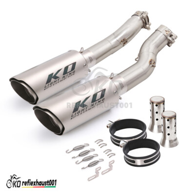 For Suzuki Hayabusa GSX1300R 2021-2023 Exhaust Mid Link Pipe Tail Muffler System