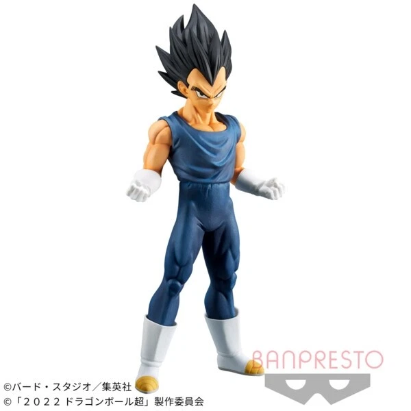 VEGETA DE PIE Y PUNOS HACIA ARRIBA - BOCA CERRADA DRAGON BALL BANDAI 4.9 PULGADAS