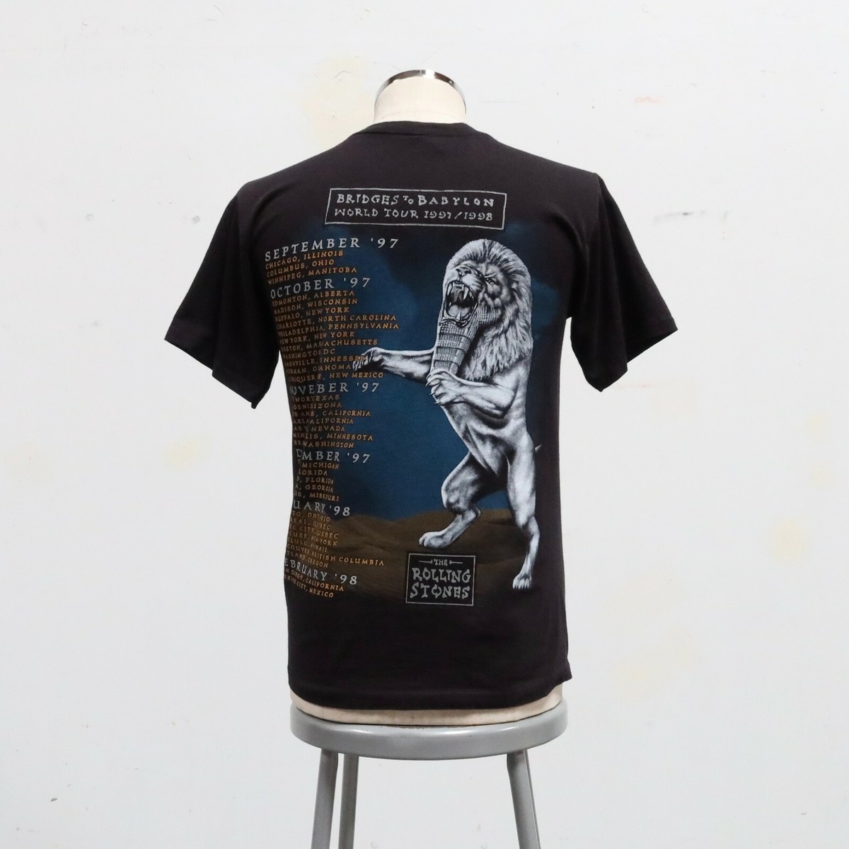 Vintage 1997 The Rolling Stones Bridges to Babylon World