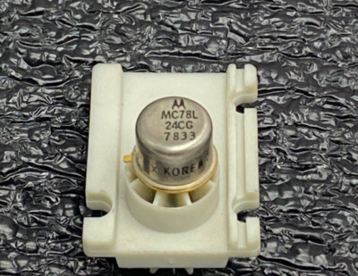 Motorola MC78L24CG regulator +24v fixed Circuit TO-39 case