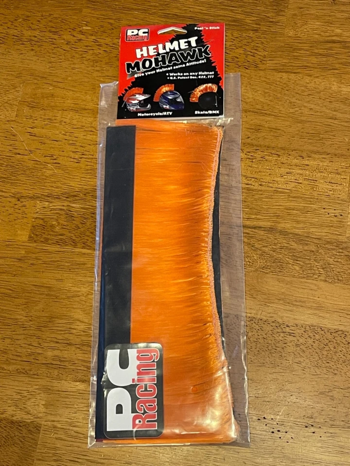 CASCO DE CARRERAS PC MOHAWK NARANJA ARTÍCULO #721 Foto 4 de 4