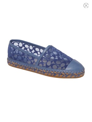 coach espadrilles blue