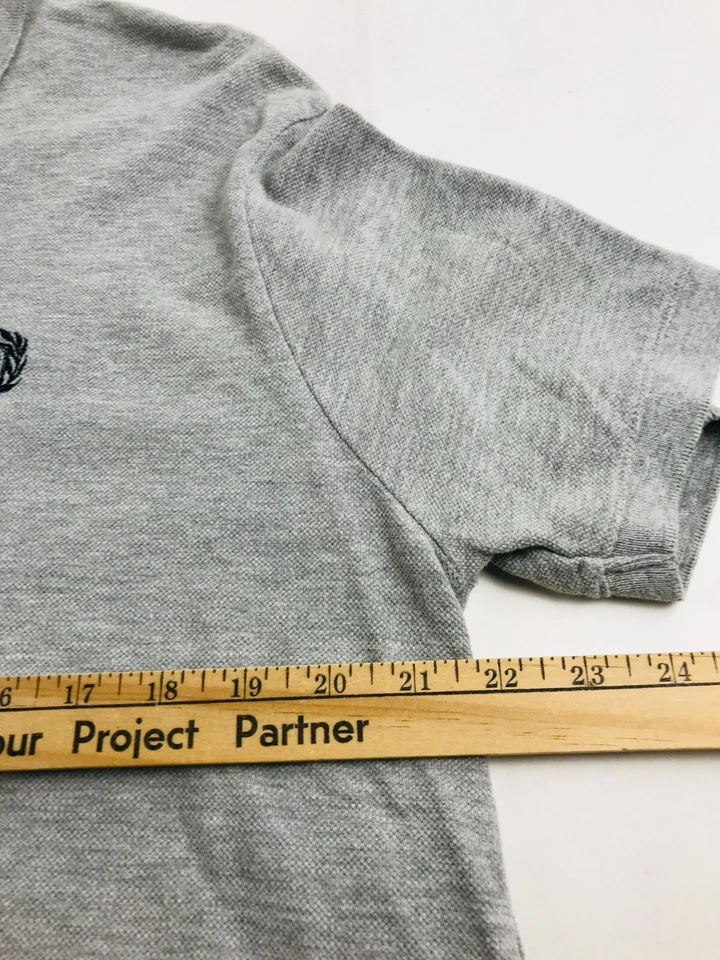 Phat Farm Polo Shirt Men's Size Large Gray Short Sleeve Logo collared - Image 3 of 4