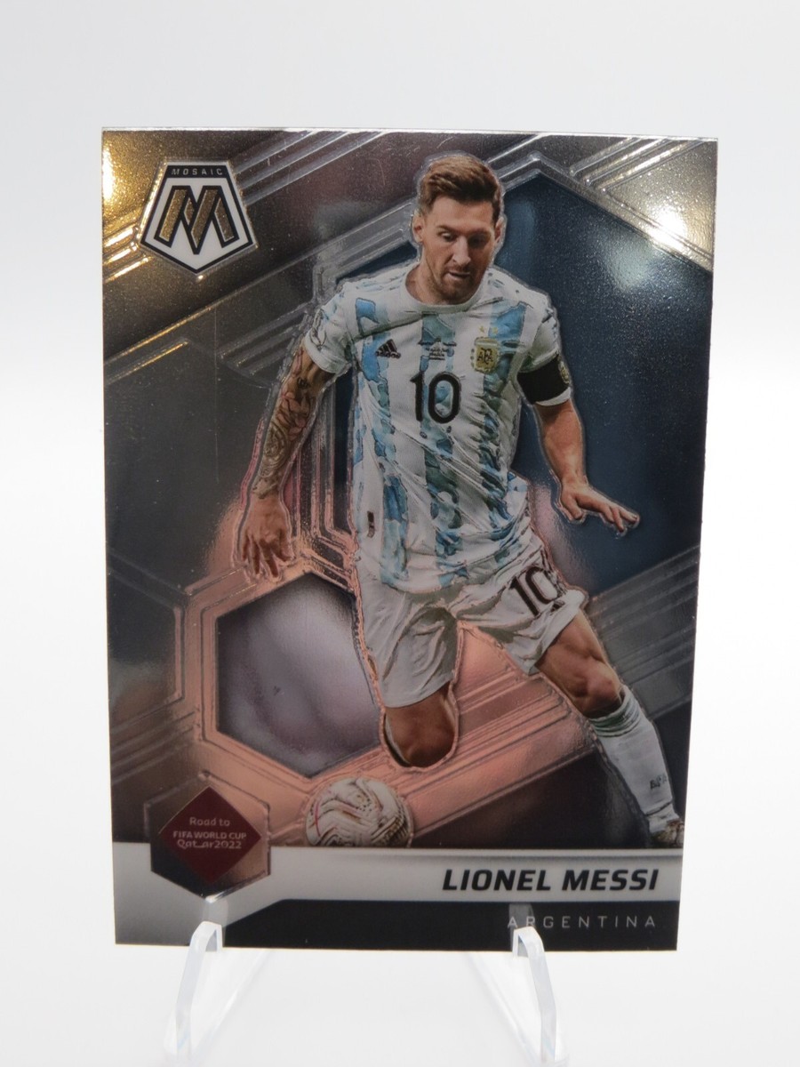 2021-22 Panini Mosaic Lionel Messi #10 Road to FIFA World