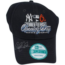 DEREK JETER SIGNED FINAL OPENING DAY 2014 YANKEE STADIUM COMMEMORATIVE CAP + COA