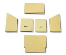 Feuerraumauskleidung A für Max Blank Florenz Kaminofen Ersatzteile Brennraum