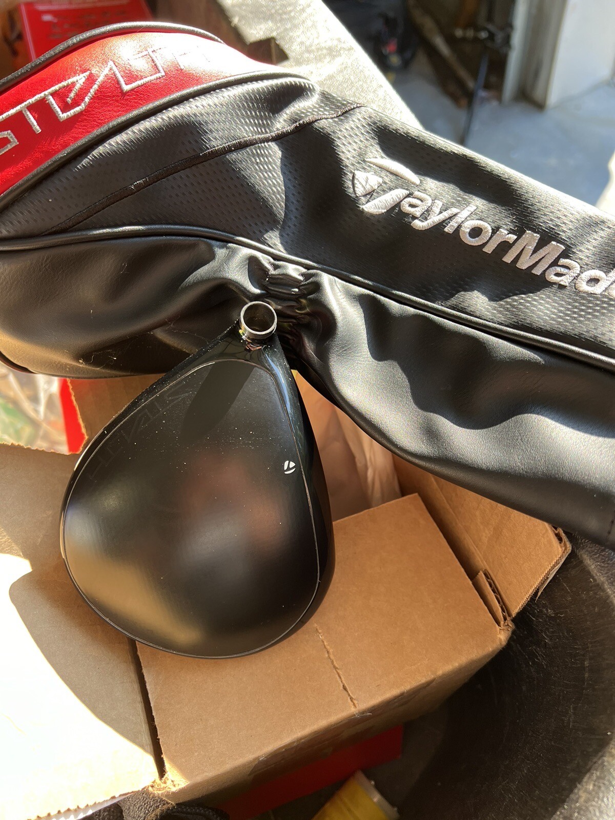 TaylorMade Stealth 9 degree Golf Driver Head And Head Cover only ( RH