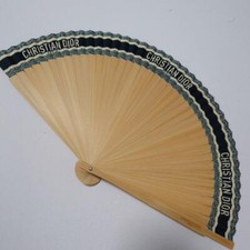 New Christian Dior Limited DIORIVIERA Folding Fan Navy Black Sensu Japan 2023