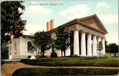 Postcard. Arlington Mansion, Arlington, Virginia.