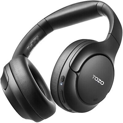 TOZO HT2 Wireless Over Ear Bluetooth Headphones ANC Noise Cancelling Hi-Res