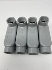 4x lot SCI Konkore Conduit Outlet Body 1" LB 3 #2 AWG Max 30.8cu in