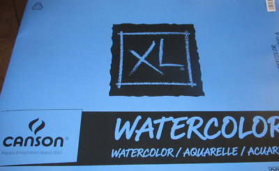 *Canson XL Watercolor Paper Pad 18''X24''-28 Sheets -COLD PRESS 140 LB