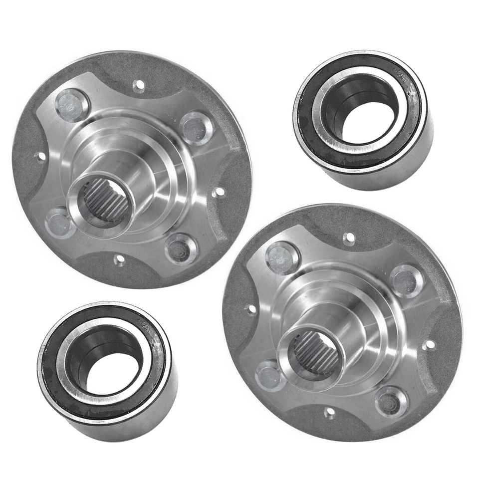 2x Front Wheel Hub & Bearing Assembly Fits 2007-2008 Honda Fit 1.5L Foto 2 de 3