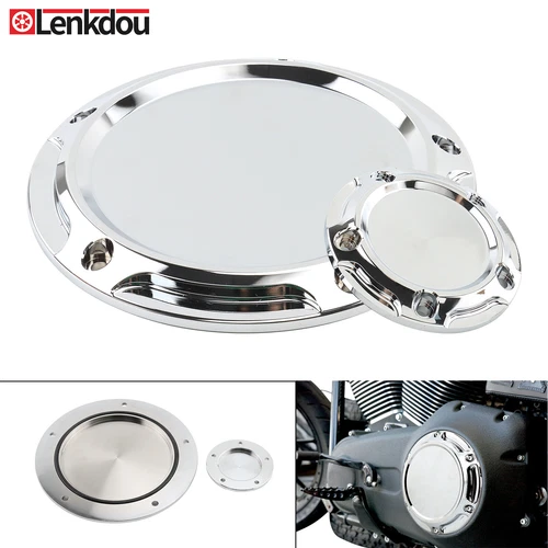 Chrome Derby Cover Timing Timer Cover For Harley Touring Road King Dyna Softail