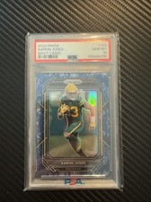2022 Prizm Aaron Jones Navy Camo /25 PSA 10 Packers